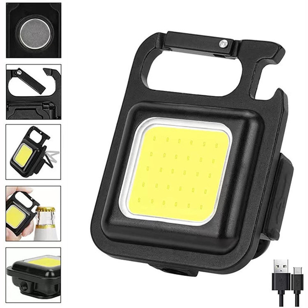 Led Anahtarlikli Miknatisli Sise Acacagi Usb’li Sarj Edilebilir El Feneri