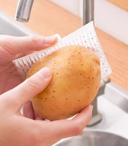 Cok Amacli Sebze ve Meyve Temizleme Patates Soyma Fircasi