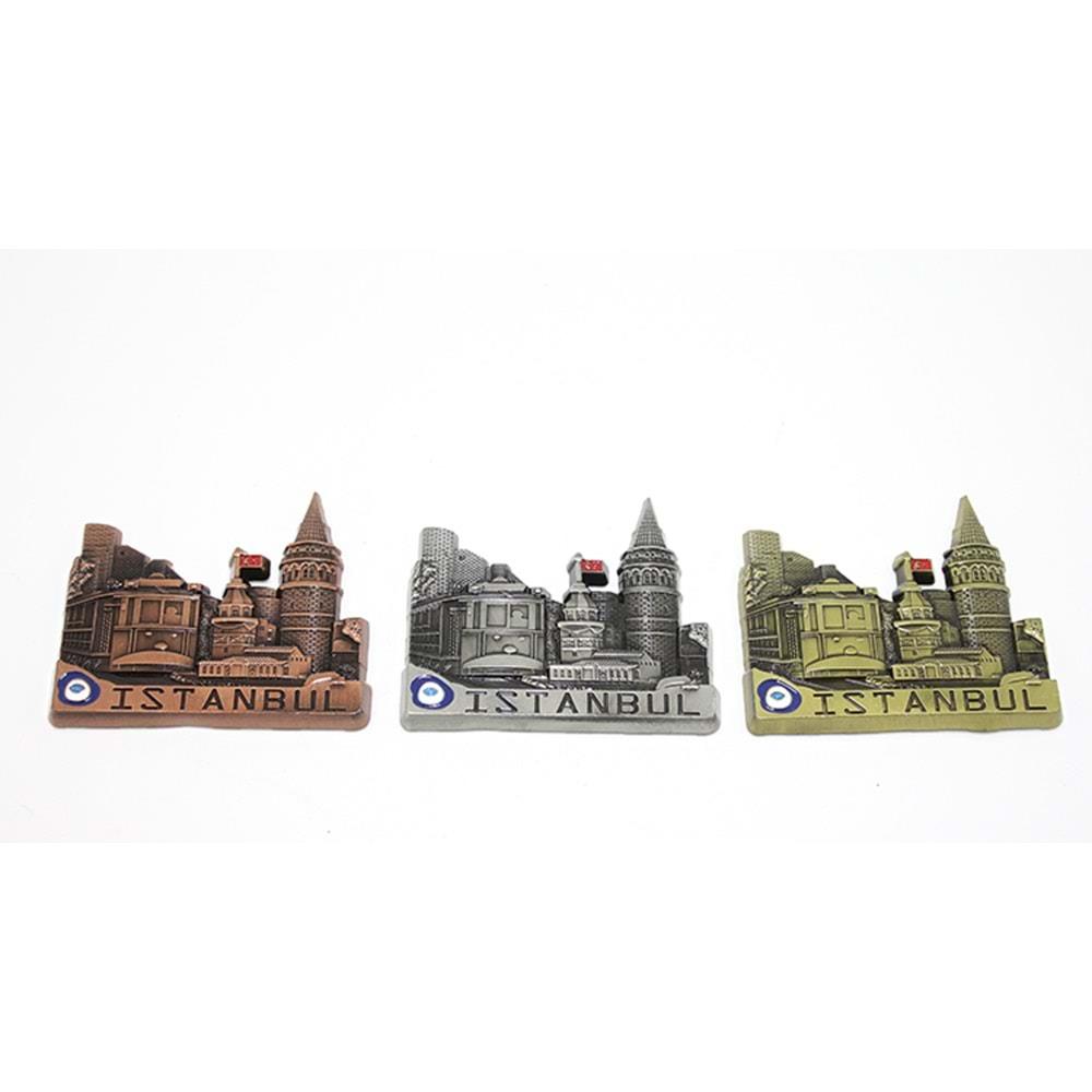 Metal Istanbul Temali Yoresel Magnet