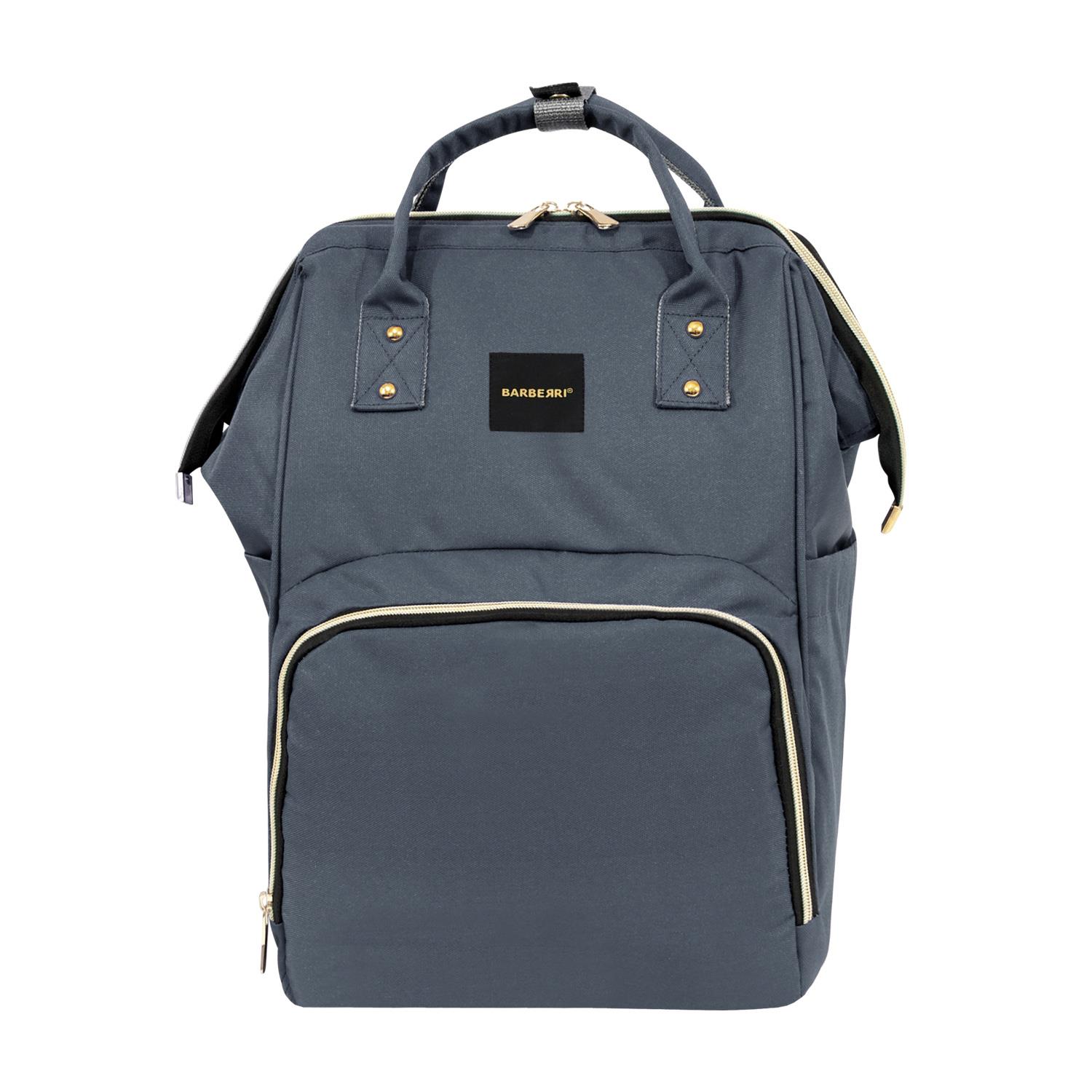 Cok Amacli Anne Bebek Bakim Sirt Cantasi Klasik Gri