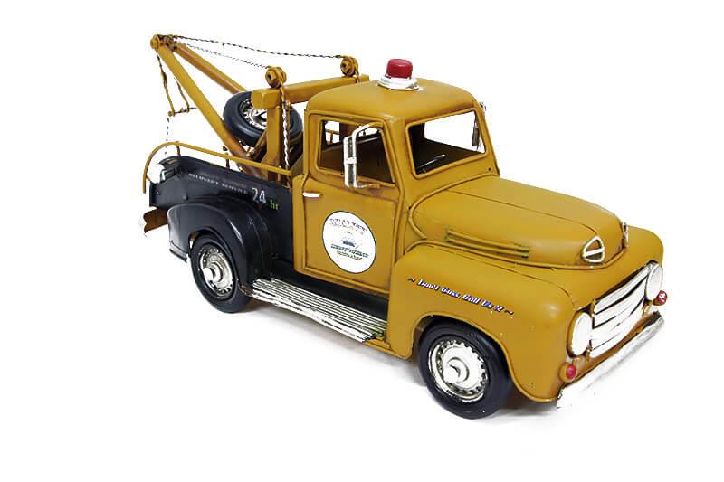 Metal Araba Cekici Biblo Dekoratif Hediyelik